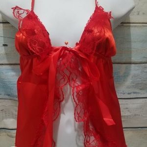 Red lingerie